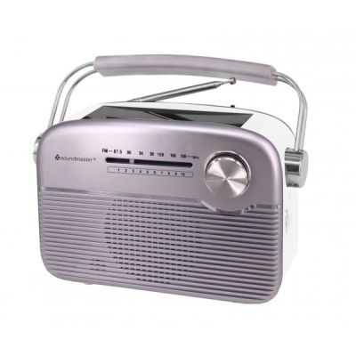 Soundmaster FM radio with solar panel