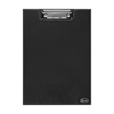 Clipboard with cover Forofis, PVC, A4, black