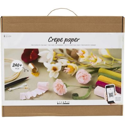 Craft Kit Creativ Maxi, Crepe Paper, Flowers