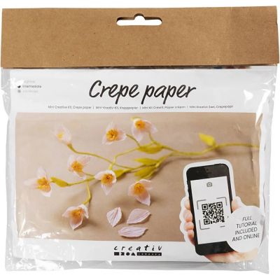 Craft Kit Creativ Mini, Crepe Paper, Cherry