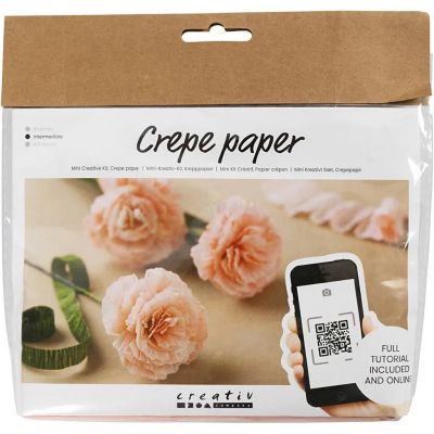 Craft Kit Creativ Mini, Crepe Paper, Carnations