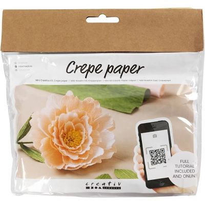 Craft Kit Creativ Mini, Crepe Paper, Peony