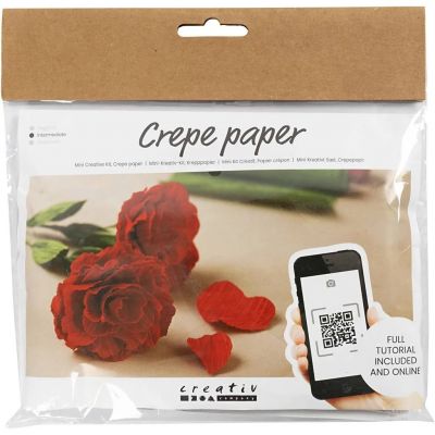 Craft Kit Creativ Mini, Crepe Paper, Roses