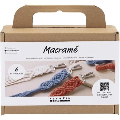 Craft Kit Creativ Mini Macramé Key Rings