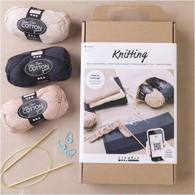 Käsitöökomplekt Creativ Starter Knitting, kudumine