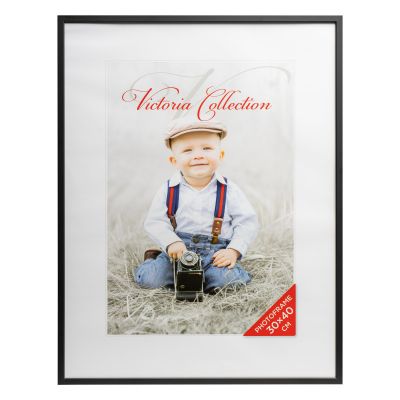 Picture frame Aluminum 30x40 black, Victoria Collection