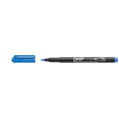 OHP marker M 1-1,5mm, blue, permanent, ICO