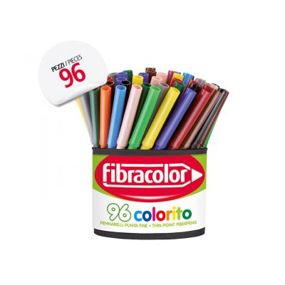 Viltpliiats Fibracolor Colorito 96 tk 8 x 12 värvi