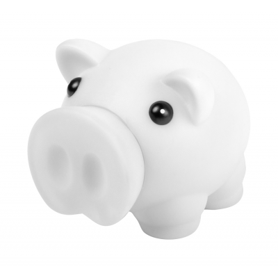 Money box DONAX PIGGY white