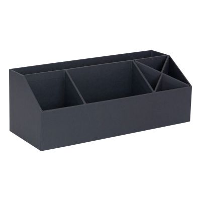 Desktop Organizer ELISA Bigso Box, Paper Laminate Dark Grey 456