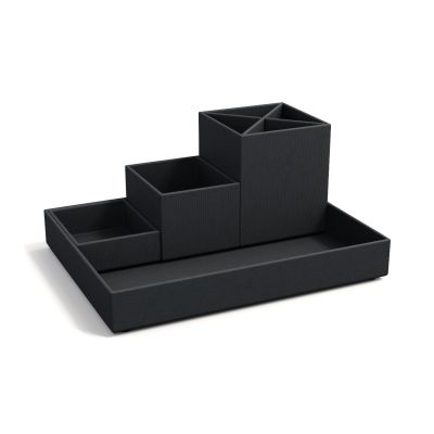 Desktop Organizer LENA Bigso Box, Paper Laminate Dark Grey 456