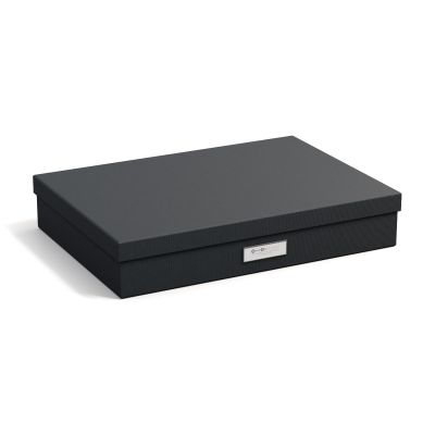 Document Box A3 SVERKER Bigso Box, Paper Laminate Dark Grey 456