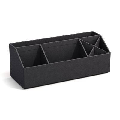 Desktop Organizer ELISA Bigso Box, Canvas Paper Laminate Black C68