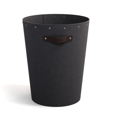 Paper bin Aries Bigso Box, Canvas Paper Laminate Black C68