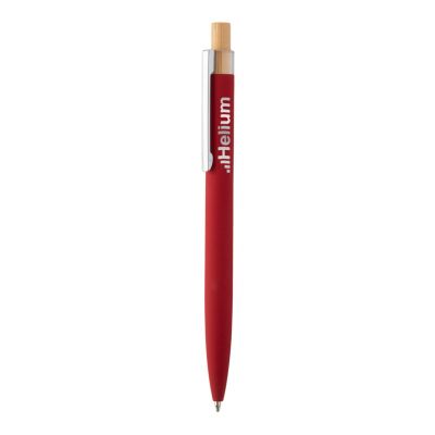 Ballpoint pen BOSHLY red with blue refill