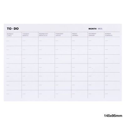 Note sticker TO-DO 145x95mm 16l weekly planner Miquelrius
