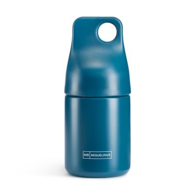Stainless steel thermos bottle 200ml HANG INOX blue Miquelrius