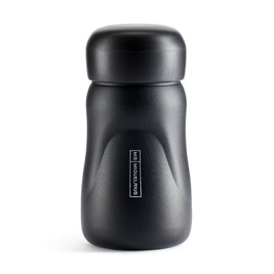 Stainless steel thermos bottle 260ml B&W INOX black Miquelrius