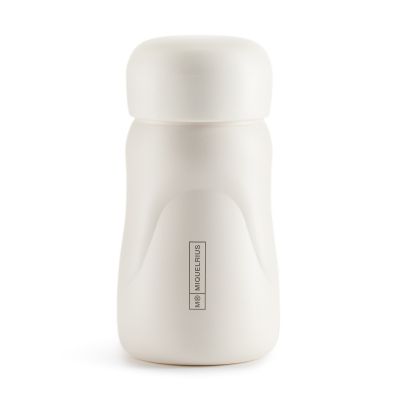 Stainless steel thermos bottle 260ml B&W INOX white Miquelrius