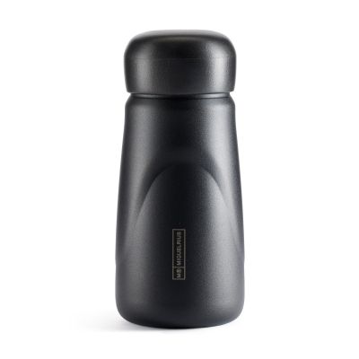 Stainless steel thermos bottle 350ml B&W INOX black Miquelrius