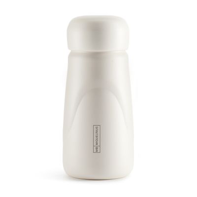 Stainless steel thermos bottle 350ml B&W INOX white Miquelrius