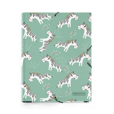 Folder A5 with rubber ZEBRA Miquelrius