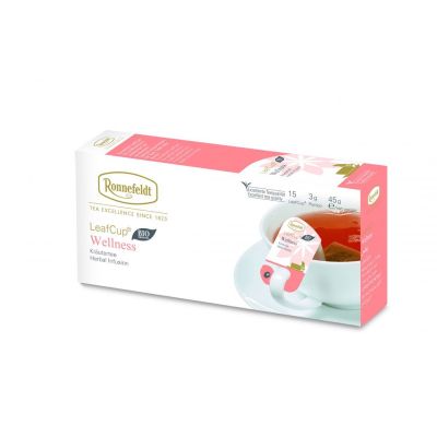 Punane tee Rooibos Wellness Organic, Ronnefeldt LeafCup, 15tk/pk