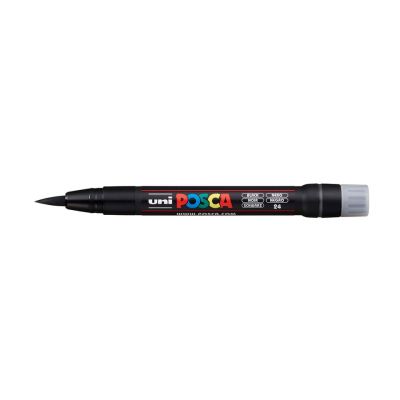 Marker UNI Posca PCF-350 must, pintselotsaga, 1-10mm