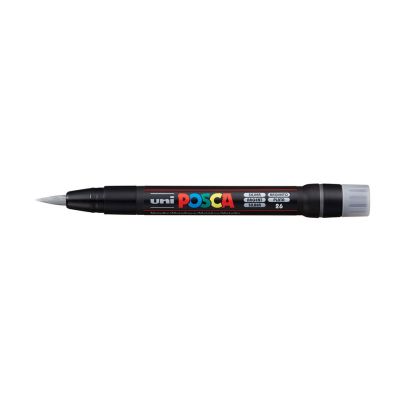 Marker Uni Posca PCF-350 silver, brush 1-10 mm