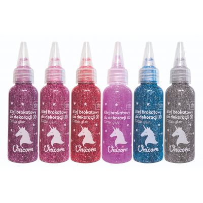 Glitterliim Unicorn 3D 50ml assortii Interdruk