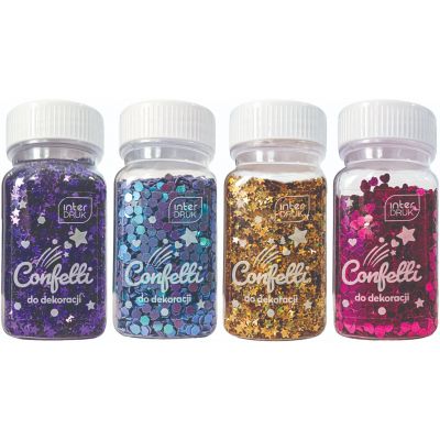 Glitter helbed Unicorn 30g assortii Interdruk