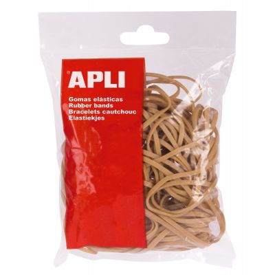 Elastic bands 100 x 5 mm in bag 100 g, Apli