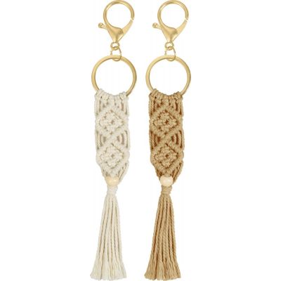 Key holder Macrame natural