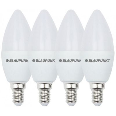 Lamp LED Blaupunkt E14 595lm 7W 4000K 4tk