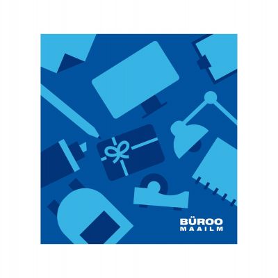 Gift card case Büromaailm, blue new