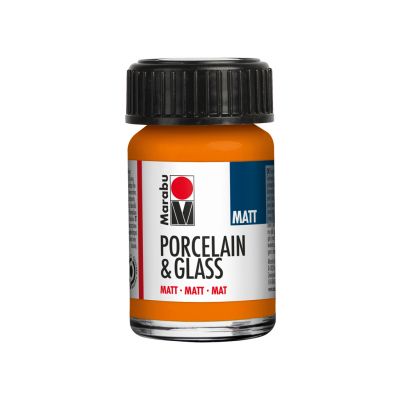 Portselani-ja klaasivärv Marabu Matt 15ml 013 orange