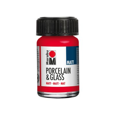 Portselani-ja klaasivärv Marabu Matt 15ml 125 cherry