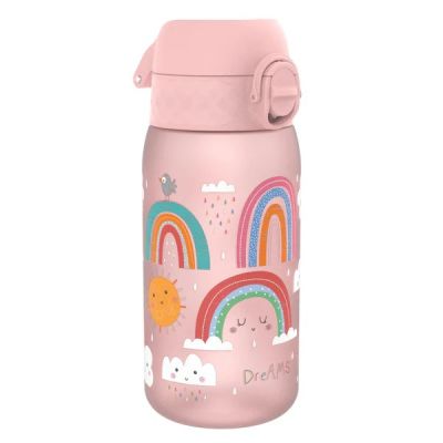 Ion8 Water Bottle, 350ml (12 oz), Rose Quartz Rainbows
