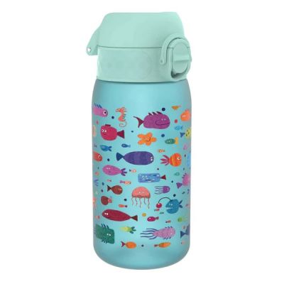 Ion8 Water Bottle, 350ml (12oz), Sonic Blue Fish