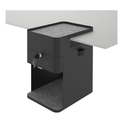 Sahtliboks BENTO Desktop Locker must 45.503 S-361x L-256x K-407mm/ metall