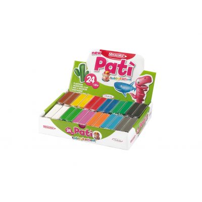 Plastiliin Fibracolor 12 värvi, 24 x 50g