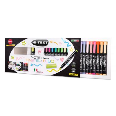 Highlighter Hi-Text NOTE-IT 1-6mm, 24 colors