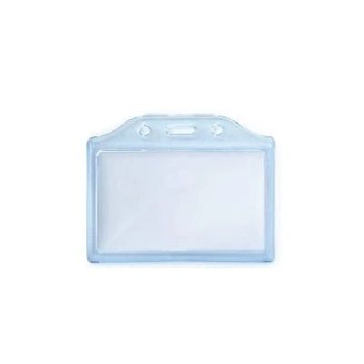 Card holder 2K-H 86x54mm, horizontal, soft transparent