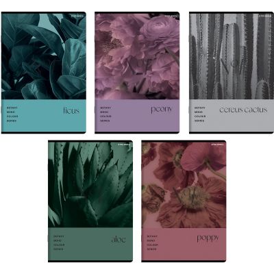 Kaustik A5 60l, 5x5 ruut, Botany, assortii, TOP-2000