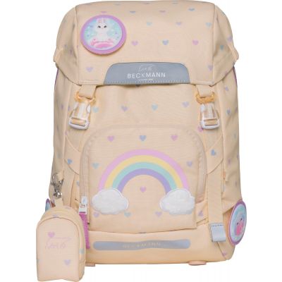 Backpack Beckmann Classic Yellow Heart for height 116-140cm, volume 22l, weight 940g