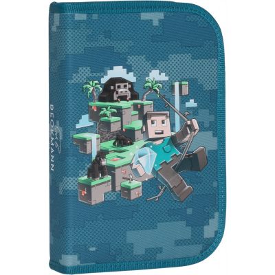Single section pencil case with content Beckmann, Jungle Game