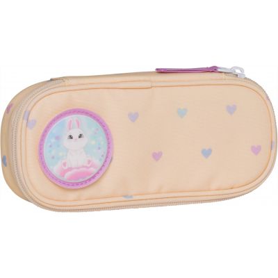 Oval pencil case Beckmann, Yellow Heart