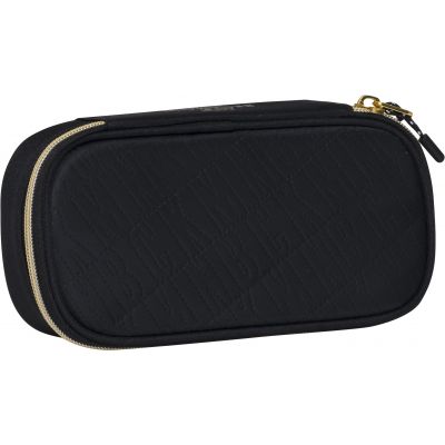 Oval pencil case Beckmann, Sport Junior oval Black Gold
