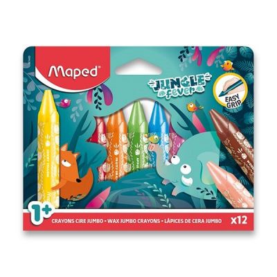 Rasvakriit Jungle Fever 12 värvi, Maped