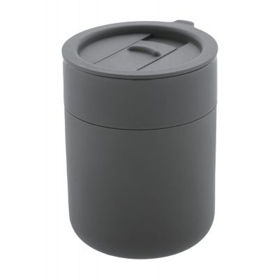 Reisikruus keraamiline LIBERICA silikon ümbrisega 300ml, hall